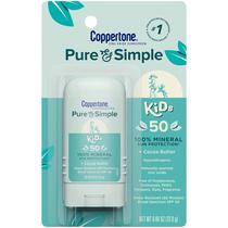 Protetor solar em bastão Coppertone Pure and Simple Kids SPF 50