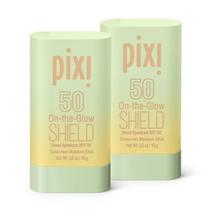 Protetor Solar em Bastão Pixi On-the-Glow Shield FPS 50 Kit com 2 Unidades Protetor Solar em Bastão Pixi On-the-Glow Shield FPS 50 Kit com 2 Unidades
