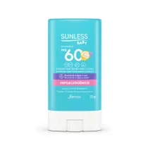 Protetor Solar em Bastão Sunless Baby FPS 60 15g Protetor Solar em Bastão Sunless Baby FPS 60 15g