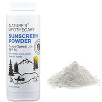 Protetor solar em pó Nature's Apothecary SPF 30 20% de óxido de zinco
