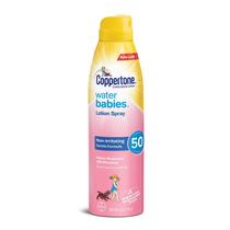 Protetor solar em spray Coppertone Water Babies SPF 50 177mL