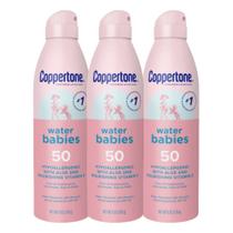 Protetor solar em spray Coppertone Water Babies SPF 50 180mL