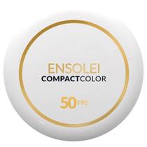 Protetor Solar Ensolei Profuse Compact Color Bege Translúcido FPS 50 Base Compacta com 10g