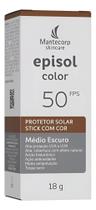 Protetor Solar Episol Color Stick Médio Escuro