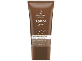 Protetor Solar Episol Color Tom Médio Escuro T4 FPS 70 Loção com Efeito de Base 40ml Protetor Solar Episol Color Tom Médio Escuro T4 FPS 70 Loção com Efeito de Base 40ml