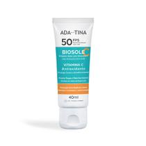 Protetor Solar Facial 12HS com Vitamina C Concentrada para Manchas, Melasma Biosole C FPS 50 40ml