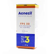 Protetor Solar Facial Acnezil FPS 30 Oil Control 60g - Controle de Oleosidade