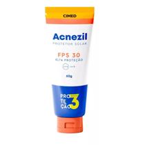 Protetor Solar Facial Acnezil FPS 30 Reduz Oleosidade 60g