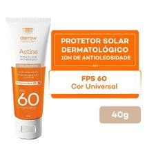 Protetor Solar Facial Actine FPS 60 Com Cor 40g Protetor Solar Facial Actine FPS 60 Com Cor 40g