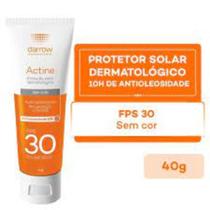 Protetor Solar Facial Actine Sem Cor FPS 30 com 40g
