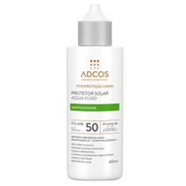 Protetor Solar Facial Adcos Aqua Fluid Antioleosidade FPS 50 - Incolor