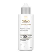 Protetor Solar Facial Adcos Fluid Mineral Fps50 Incolor 40Ml