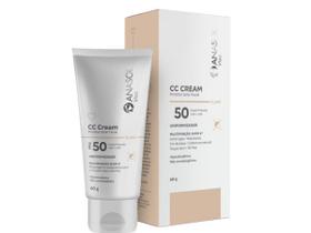Protetor Solar Facial Anasol Cc Cream Fps50 Claro 60G - Hidrabene
