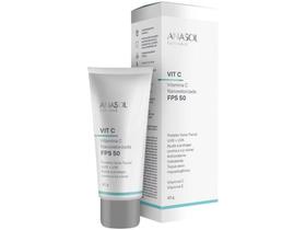 Protetor Solar Facial Anasol FPS 50 Vegano - Clinicals Vit C 40g Protetor Solar Facial Anasol FPS 50 Vegano - Clinicals Vit C 40g