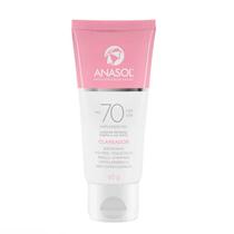 Protetor solar facial ANASOL FPS 70 clareador 60gr
