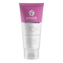 Protetor Solar Facial Anasol Oil Free Toque Seco FPS70 60g