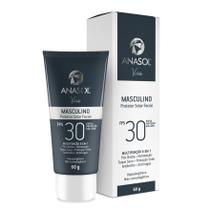 Protetor Solar Facial Anasol Viso Masculino FPS 30 Vegano 60G