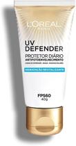Protetor Solar Facial Anti-Idade L'Oréal UV Defender FPS60 40g