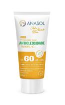 Protetor Solar Facial Antioleosidade Antibrilho Fps60 Anasol