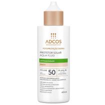 Protetor Solar Facial Antioleosidade com Cor Adcos - Aqua Fluid FPS50 Protetor Solar Facial Antioleosidade com Cor Adcos - Aqua Fluid FPS50