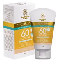Protetor Solar Facial Antioleosidade Cor 1 FPS 60 40g - Australian Gold