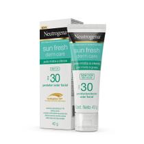 Protetor Solar Facial Antioliosidade FPS 30 Neutrogena Sun Fresh Pele oleosa Sem Cor 40g