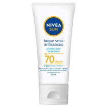 Protetor Solar Facial Antissinais NIVEA Sun Toque Seco FPS70