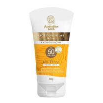 Protetor Solar Facial Australian Gold Antipoluição FPS 50 Gel Creme Toque Seco 50g