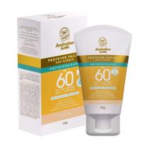Protetor Solar Facial Australian Gold FPS 60 Gel Creme Cor 01 40g Protetor Solar Facial Australian Gold FPS 60 Gel Creme Cor 01 40g