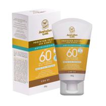 Protetor Solar Facial Australian Gold FPS 60 Gel Creme Cor 03 40g
