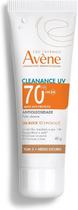 Protetor Solar Facial Avène Cleanance UV Antioleosidade FPS70 Cor Tom 3 Médio Escuro 40g