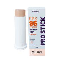 Protetor Solar Facial Bastão com Cor Pro Stick FPS 96 Pink Cheeks 14 gr + Bolsa Necessaire