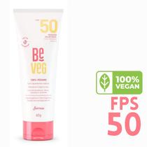 Protetor Solar Facial BeVeg 100% Vegano FPS 50 com 60g Farmax