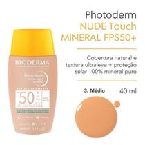 Protetor Solar Facial Bioderma Photoderm Nude FPS50 40ml Cor:3. Médio
