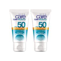 Protetor Solar Facial Care Sun Fps50 50g (2 unidades) - Avon