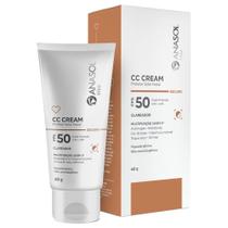 Protetor Solar Facial CC Cream FPS50 60G Escuro Anasol