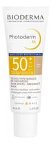 Protetor Solar Facial Clareador Bioderma Photoderm M Fps50+ Cor 4.0 Brun Brown 40ml Protetor Solar Facial Clareador Bioderma Photoderm M Fps50+ Cor 4.0 Brun Brown 40ml