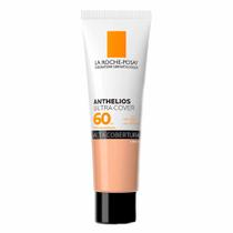 Protetor Solar Facial com Cor Alta Cobertura e Toque Seco FPS 60 La Roche-Posay Anthelios Ultra Cover