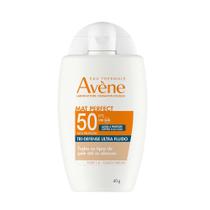 Protetor Solar Facial Com Cor Avène Mat Perfect Tri-Defense Ultra Fluido FPS 50