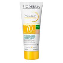 Protetor Solar Facial com Cor Bioderma Photoderm Antioleosidade FPS 70