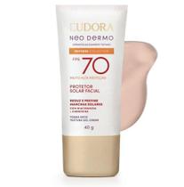 Protetor Solar Facial com Cor Eudora Neo Dermo FPS 70 40ml