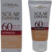 Protetor Solar Facial com Cor Expertise Antirrugas Fps 60 40g