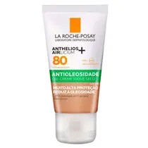 Protetor Solar Facial com Cor La Roche Posay Anthelios Airlicium+ FPS80