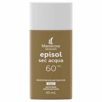 Protetor Solar Facial com Cor Mantecorp Skincare Episol Sec Acqua FPS 60