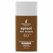 Protetor Solar Facial com Cor Mantecorp Skincare Episol Sec Acqua FPS 60