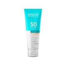 Protetor Solar Facial Com Cor Sunless FPS 50 60g - Bege Claro