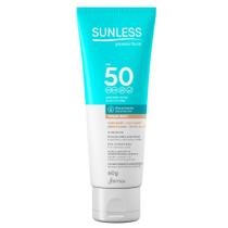 Protetor Solar Facial Com Cor Sunless FPS 50 60g - Bege Claro