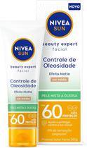 Protetor Solar Facial Controle de Oleosidade Efeito Matte FPS60 Nivea Sun Cor Média 40g
