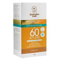 PROTETOR SOLAR FACIAL da AUSTRALIAN GOLD ANTIOLEOSIDADE FPS60