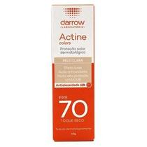 Protetor Solar Facial Darrow Actine Colors Pele Clara FPS70 40g